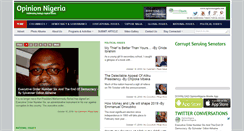 Desktop Screenshot of opinionnigeria.com